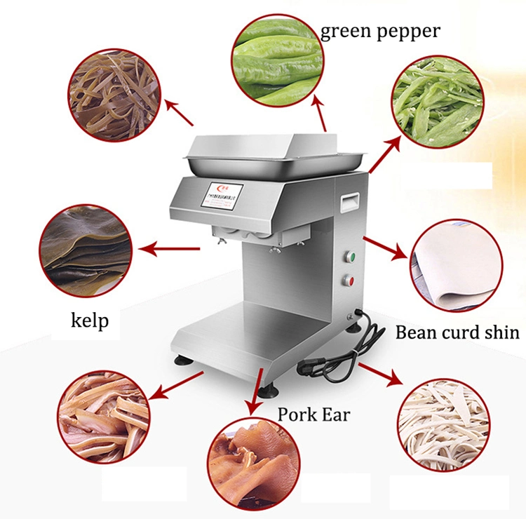 Meat Slicer Dicer Shredder Fresh Meat Slicing Shredding Machine Small Meat Cutting Machine