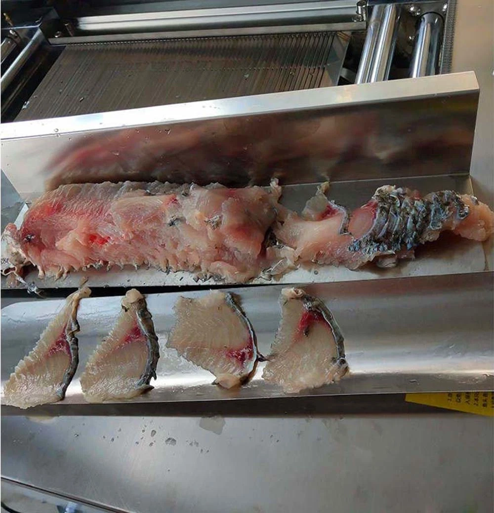 High Efficient Cooked Meat Chicken and Fish Slicing Cutting Machine