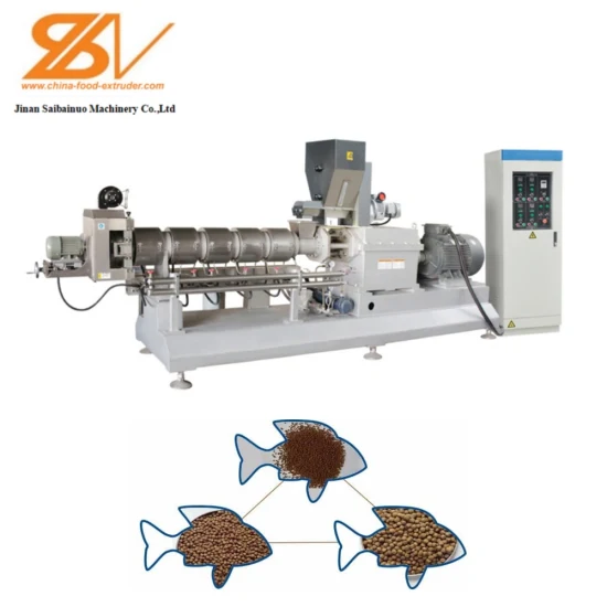 Equipo automático profesional de procesamiento de alimentos para peces