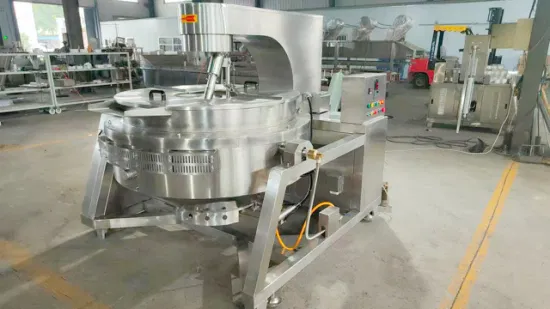 Máquina mezcladora de cocina para hacer salsa de caramelo eléctrica a Gas Industrial de gran capacidad para especias/salsa de Chile/pasta de tomate
